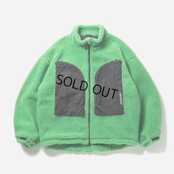 画像1: TIGHTBOOTH/WINDOWS BOA JKT（Light Green） 【30%OFF】［ボアJKT-23秋冬］