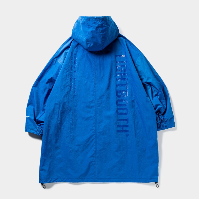 画像2: TIGHTBOOTH/HOODED BIG COAT（Blue）［フーデッドビッグコート-23秋冬］