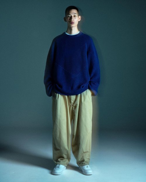 他の写真3: TIGHTBOOTH/SPLICE KNIT SWEATER（Blue）［ニットセーター-23秋冬］