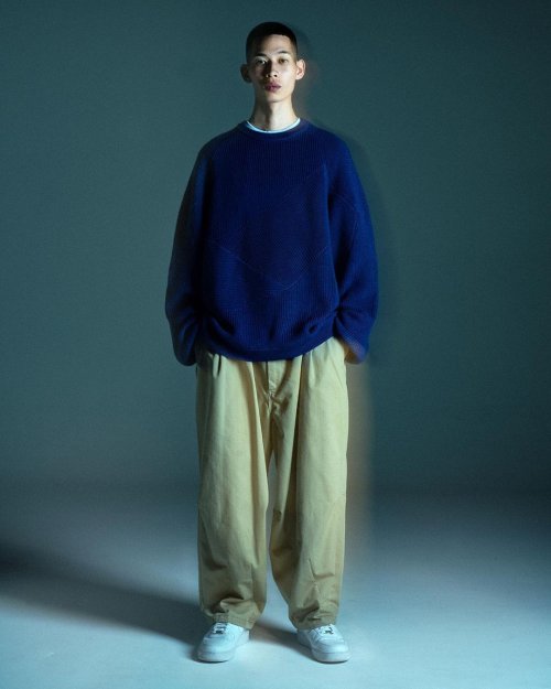 他の写真3: TIGHTBOOTH/SPLICE KNIT SWEATER（Blue）［ニットセーター-23秋冬］