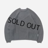 【30%OFF】TIGHTBOOTH/SPLICE KNIT SWEATER（Black）［ニットセーター-23秋冬］