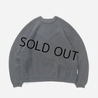 【30%OFF】TIGHTBOOTH/SPLICE KNIT SWEATER（Black）［ニットセーター-23秋冬］