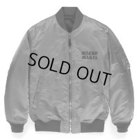 WACKO MARIA/MA-1 FLIGHT JACKET（GRAY）［MA-1フライトJKT-23秋冬］
