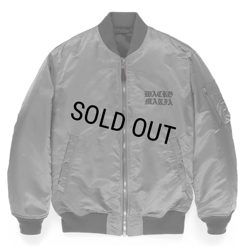 WACKO MARIA/MA-1 FLIGHT JACKET（GRAY）［MA-1フライトJKT-23