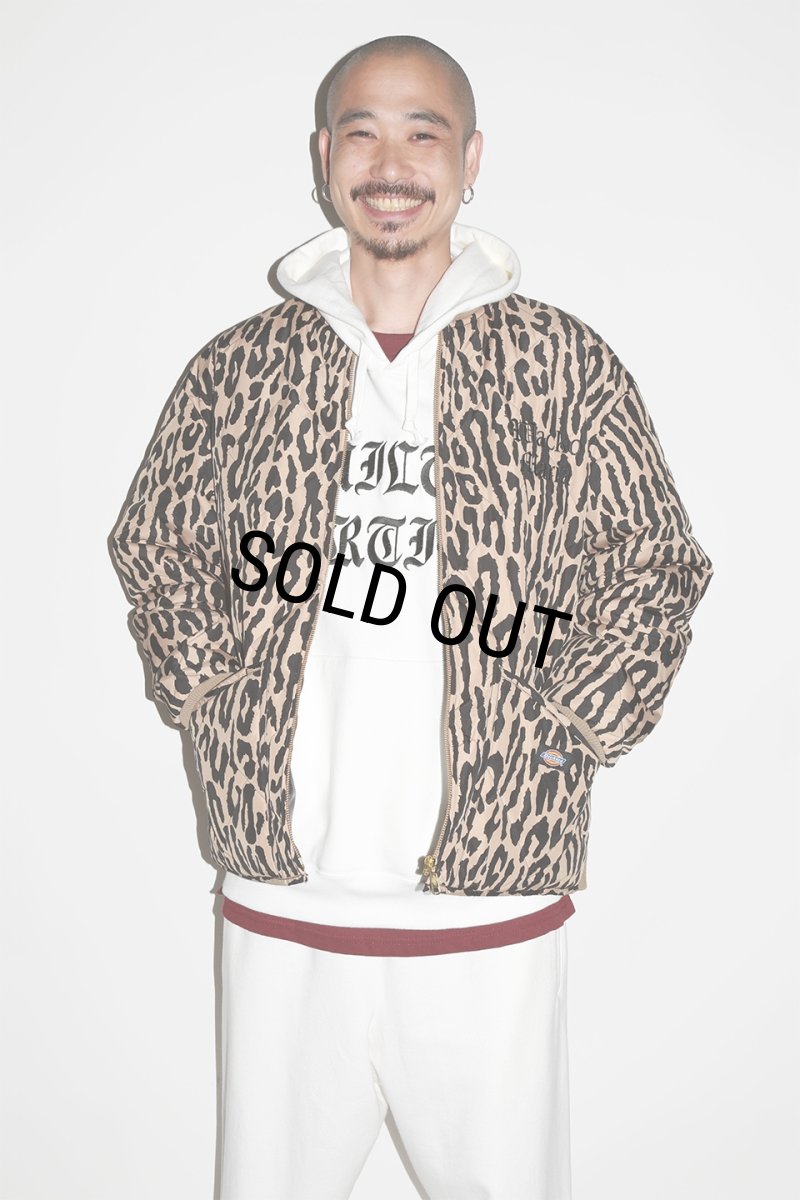 画像3: WACKO MARIA/DICKIES / LEOPARD QUILITED JACKET（BEIGE）［レオパードキルティングJKT-23秋冬］ (3)