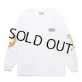 WACKO MARIA/TIM LEHI / LONG SLEEVE T-SHIRT（WHITE）［刺繍+プリント長袖T-23秋冬］