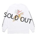 WACKO MARIA/TIM LEHI / LONG SLEEVE T-SHIRT（WHITE）［プリント長袖T-23秋冬］
