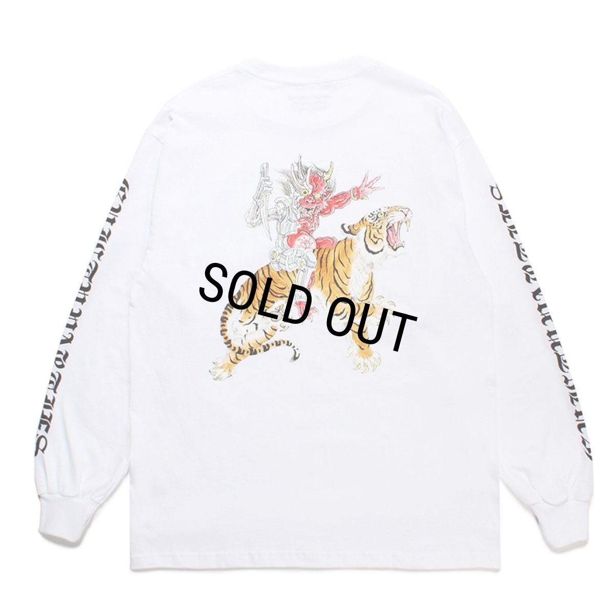 画像1: WACKO MARIA/TIM LEHI / LONG SLEEVE T-SHIRT（WHITE）［プリント長袖T-23秋冬］ (1)