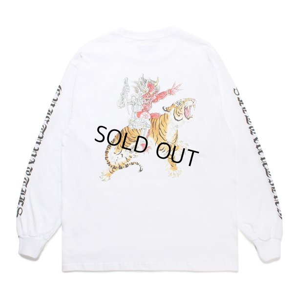 画像1: WACKO MARIA/TIM LEHI / LONG SLEEVE T-SHIRT（WHITE）［プリント長袖T-23秋冬］