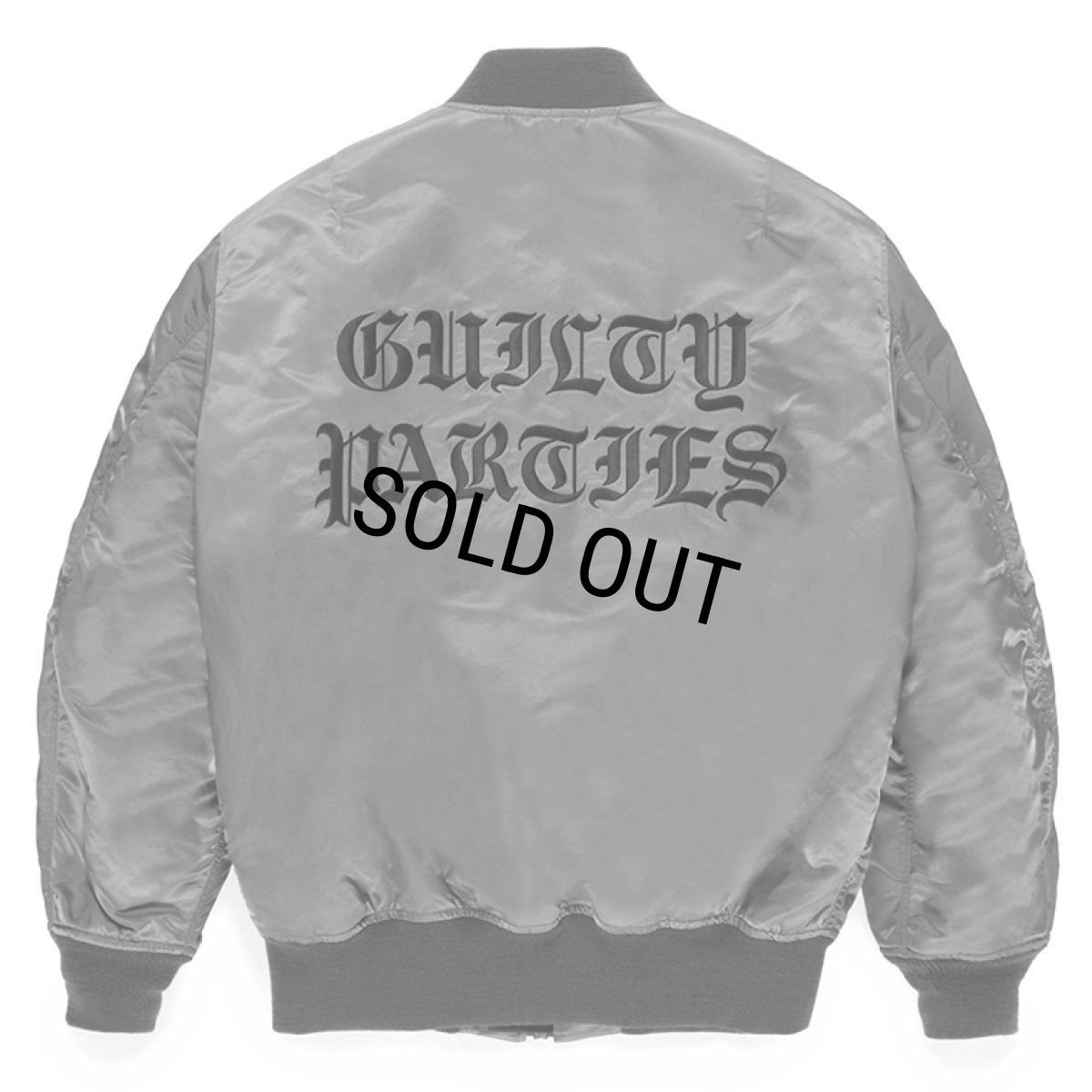 画像2: WACKO MARIA/MA-1 FLIGHT JACKET（GRAY）［MA-1フライトJKT-23秋冬］ (2)