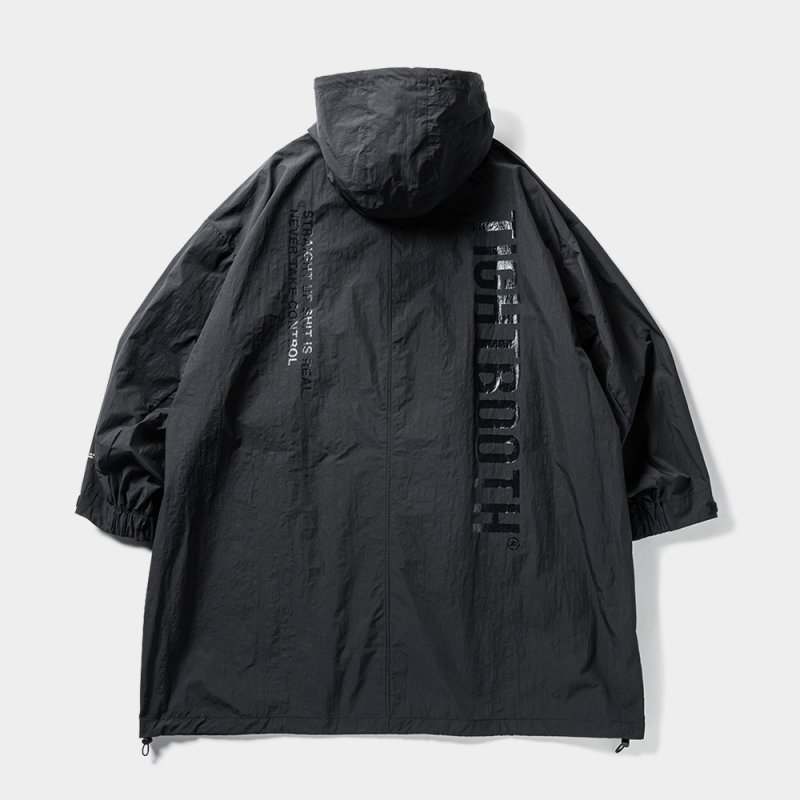 画像2: TIGHTBOOTH/HOODED BIG COAT（Black） 【20%OFF】［フーデッドビッグコート-23秋冬］