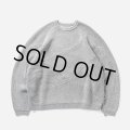 TIGHTBOOTH/SPLICE KNIT SWEATER（Gray） 【30%OFF】［ニットセーター-23秋冬］
