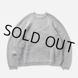TIGHTBOOTH/SPLICE KNIT SWEATER（Gray） 【30%OFF】［ニットセーター-23秋冬］