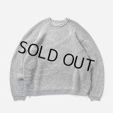 TIGHTBOOTH/SPLICE KNIT SWEATER（Gray） 【30%OFF】［ニットセーター-23秋冬］