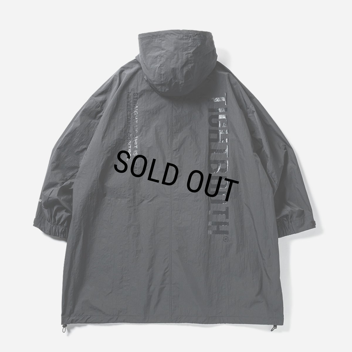 画像1: TIGHTBOOTH/HOODED BIG COAT（Black） 【20%OFF】［フーデッドビッグコート-23秋冬］ (1)