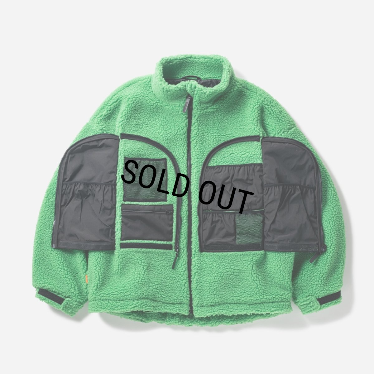 画像3: TIGHTBOOTH/WINDOWS BOA JKT（Light Green） 【30%OFF】［ボアJKT-23秋冬］ (3)