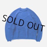 TIGHTBOOTH/SPLICE KNIT SWEATER（Blue）［ニットセーター-23秋冬］