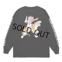 WACKO MARIA/TIM LEHI / LONG SLEEVE T-SHIRT（BLACK）［プリント長袖T-23秋冬］