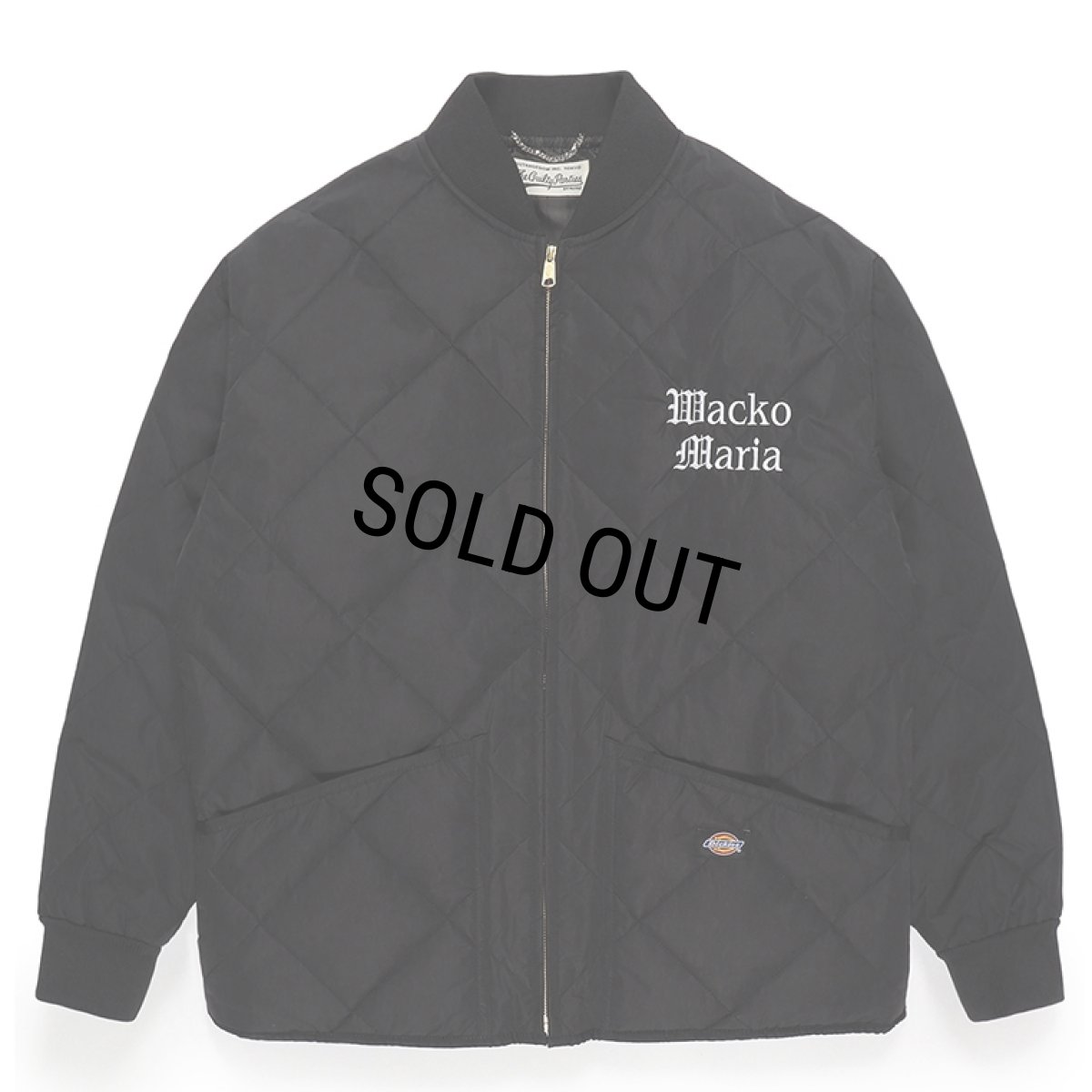 画像1: WACKO MARIA/DICKIES / QUILITED JACKET（BLACK）［キルティングJKT-23秋冬］ (1)