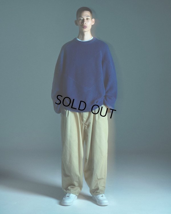 画像2: 【30%OFF】TIGHTBOOTH/SPLICE KNIT SWEATER（Black）［ニットセーター-23秋冬］