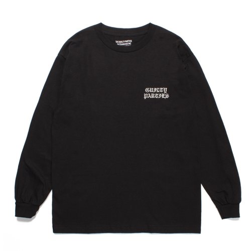 他の写真1: WACKO MARIA/LONG SLEEVE T-SHIRT（BLACK）［刺繍長袖T-23秋冬］