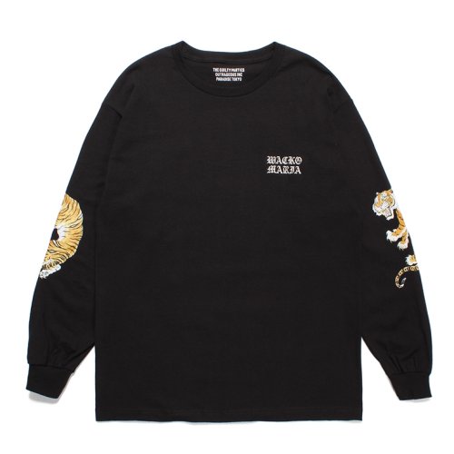 他の写真1: WACKO MARIA/TIM LEHI / LONG SLEEVE T-SHIRT（BLACK）［刺繍+プリント長袖T-23秋冬］