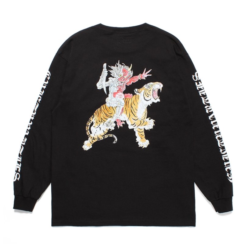 画像2: WACKO MARIA/TIM LEHI / LONG SLEEVE T-SHIRT（BLACK）［プリント長袖T-23秋冬］