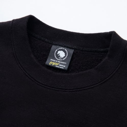 他の写真3: RATS/CREW NECK SWEAT BAR TAG（BLACK）［クルーネックスウェット-23秋冬］