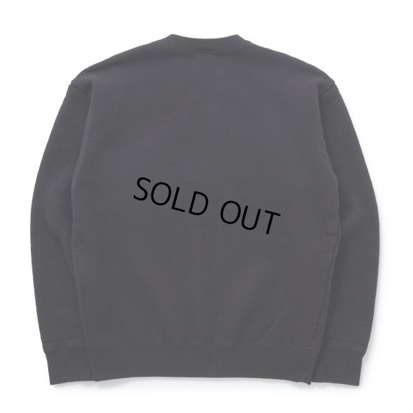 画像2: RATS/CREW NECK SWEAT BAR TAG（BLACK）［クルーネックスウェット-23秋冬］