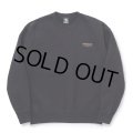 RATS/CREW NECK SWEAT BAR TAG（BLACK）［クルーネックスウェット-23秋冬］