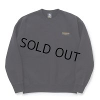 RATS/CREW NECK SWEAT BAR TAG（BLACK）［クルーネックスウェット-23秋冬］