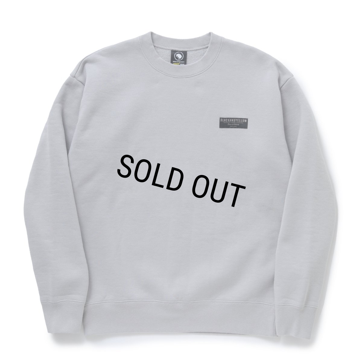 画像1: RATS/CREW NECK SWEAT BAR TAG（GRAY）［クルーネックスウェット-23秋冬］ (1)