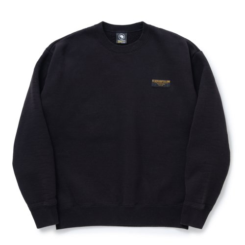 他の写真1: RATS/CREW NECK SWEAT BAR TAG（BLACK）［クルーネックスウェット-23秋冬］