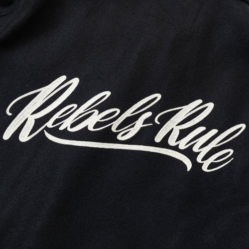 他の写真3: 【40%OFF】CALEE/MELTON WOOL SPORTS TYPE JACKET＜REBELS RULE＞（BLACK）［メルトンウールスポーツJKT-23秋冬］