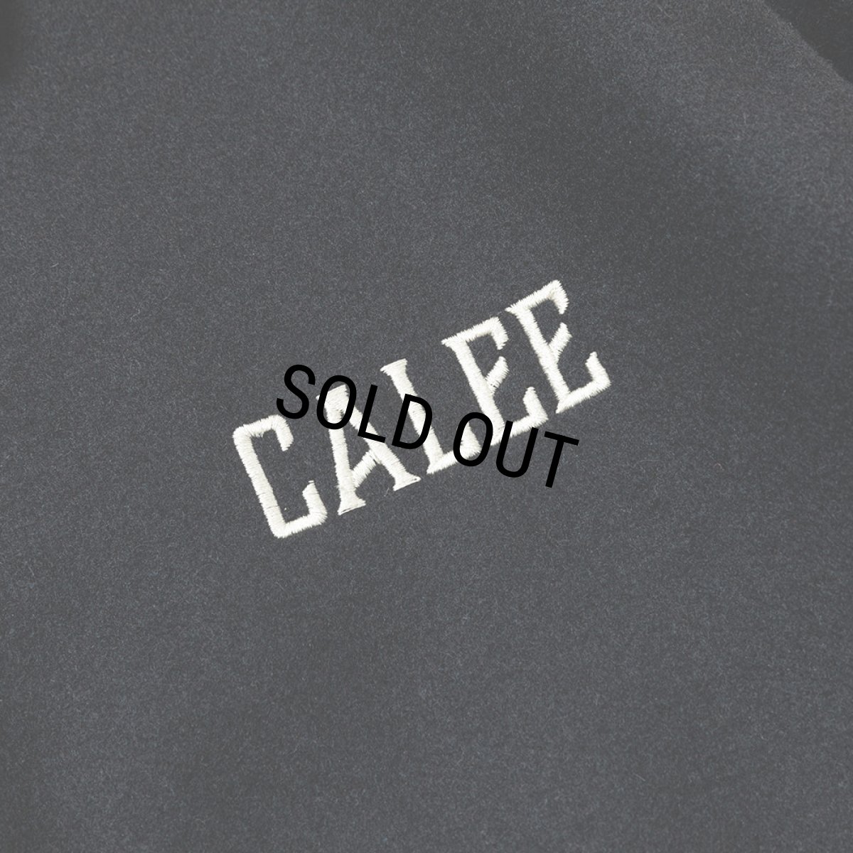 画像5: 【40%OFF】CALEE/MELTON WOOL SPORTS TYPE JACKET＜REBELS RULE＞（BLACK）［メルトンウールスポーツJKT-23秋冬］ (5)