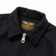 画像3: CALEE/MELTON WOOL SPORTS TYPE JACKET＜REBELS RULE＞（BLACK） 【40%OFF】［メルトンウールスポーツJKT-23秋冬］