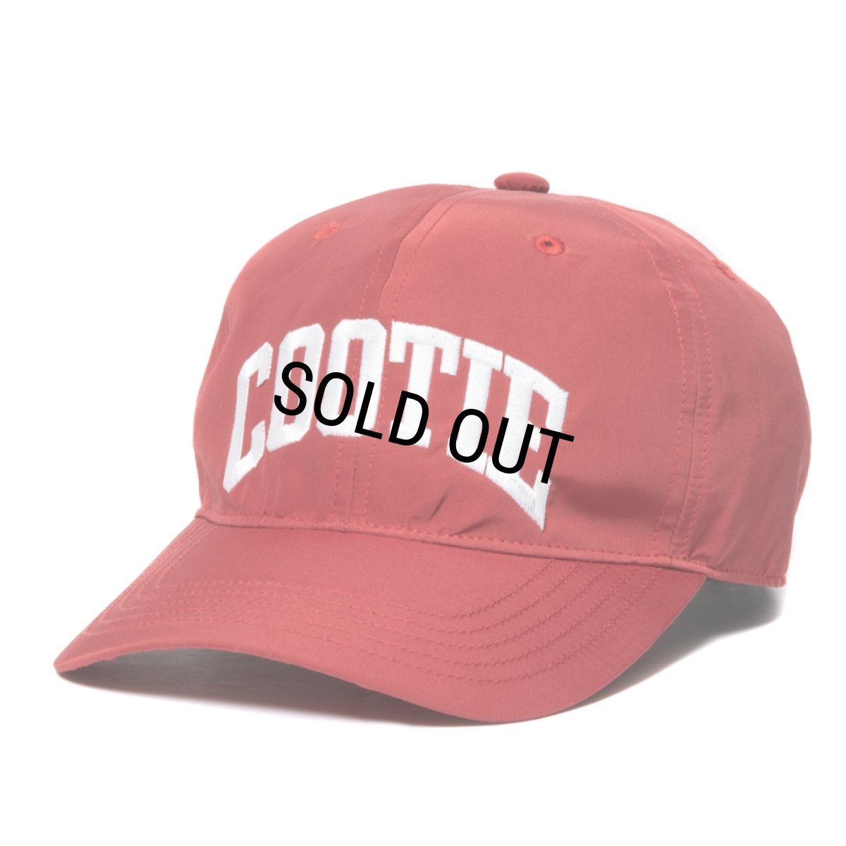 画像2: COOTIE PRODUCTIONS/60/40 Cloth 6 Panel Cap（Red）［6パネルキャップ-23秋冬］ (2)
