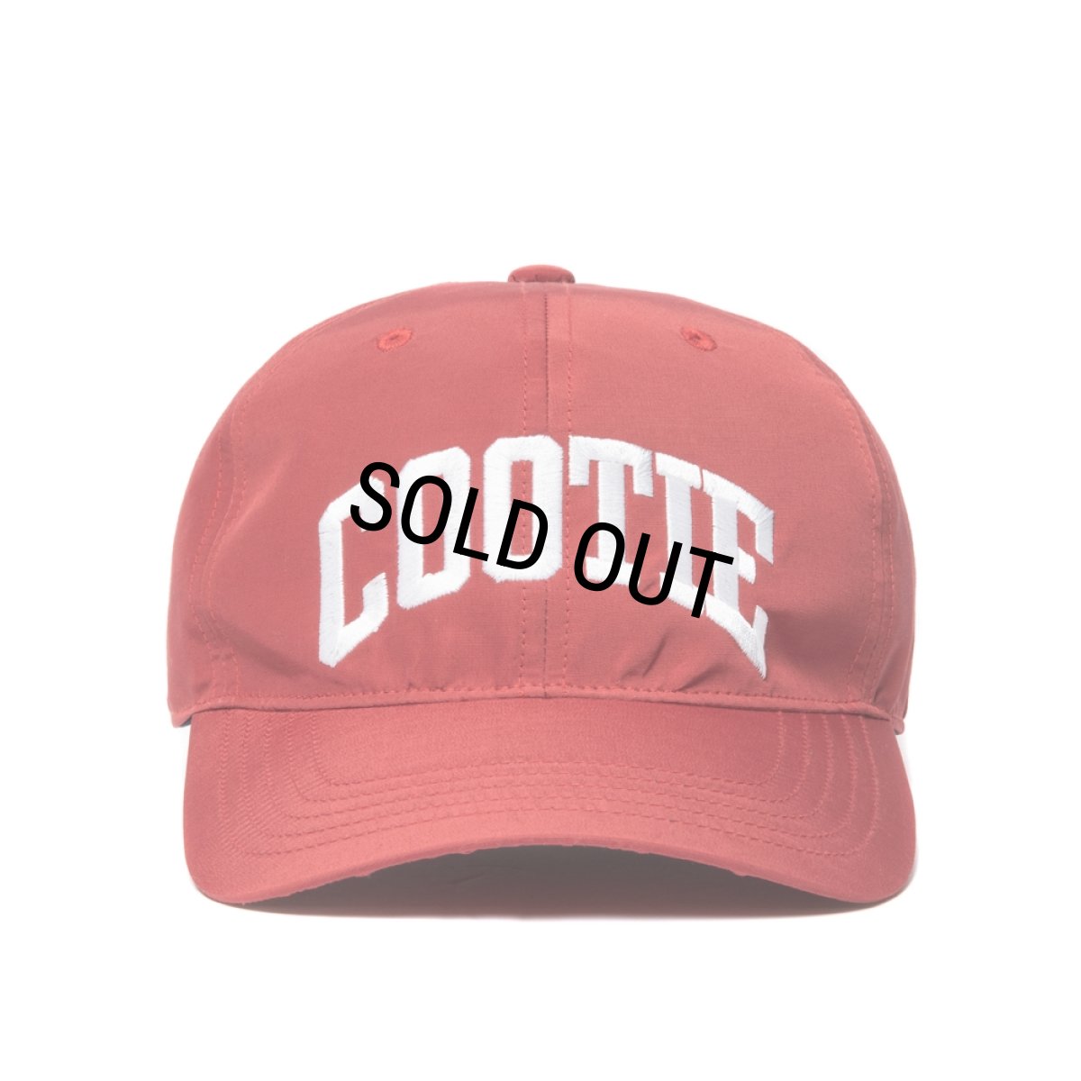 画像1: COOTIE PRODUCTIONS/60/40 Cloth 6 Panel Cap（Red）［6パネルキャップ-23秋冬］ (1)