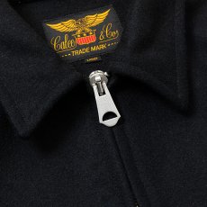画像4: 【40%OFF】CALEE/MELTON WOOL SPORTS TYPE JACKET＜REBELS RULE＞（BLACK）［メルトンウールスポーツJKT-23秋冬］ (4)
