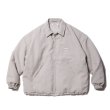 COOTIE PRODUCTIONS/Padded Zip Up Jacket（Taupe）［ジップアップJKT