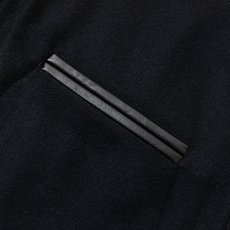 画像6: 【40%OFF】CALEE/MELTON WOOL SPORTS TYPE JACKET＜REBELS RULE＞（BLACK）［メルトンウールスポーツJKT-23秋冬］ (6)