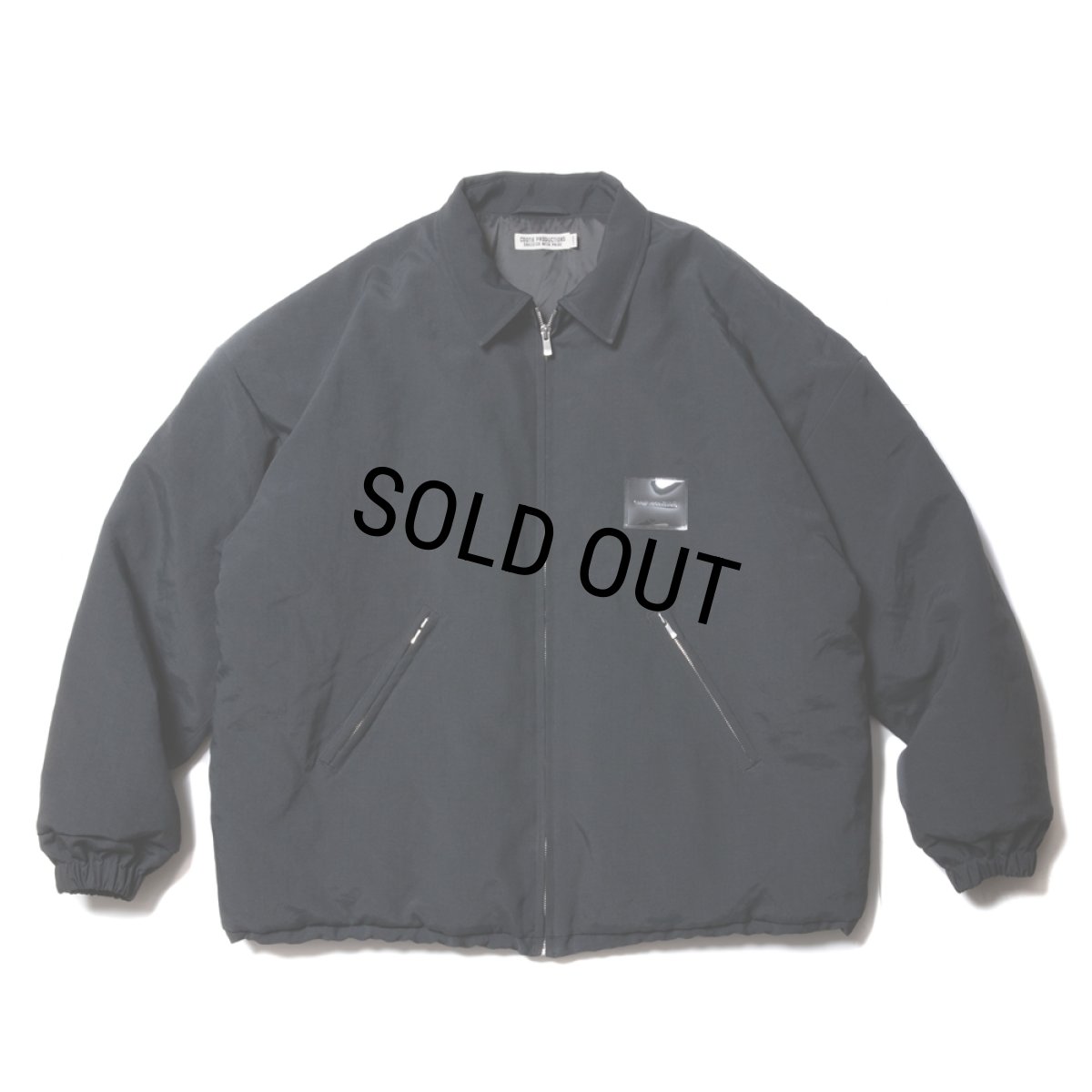 画像1: COOTIE PRODUCTIONS/Padded Zip Up Jacket（Black）［ジップアップJKT-23秋冬］ (1)