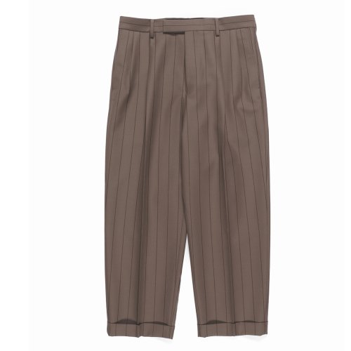 他の写真2: WACKO MARIA/DORMEUIL / STRIPED DOUBLE PLEATED TROUSERS（GRAY）［ツータックスラックス-23秋冬］