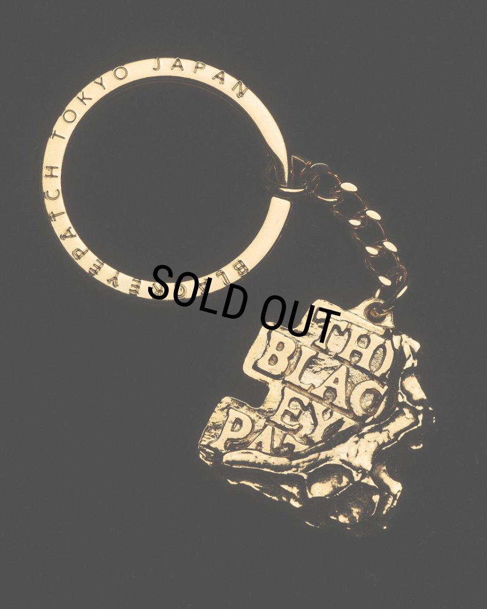 画像3: BlackEyePatch/BRICKED OG LABEL KEYCHAIN（GOLD） (3)