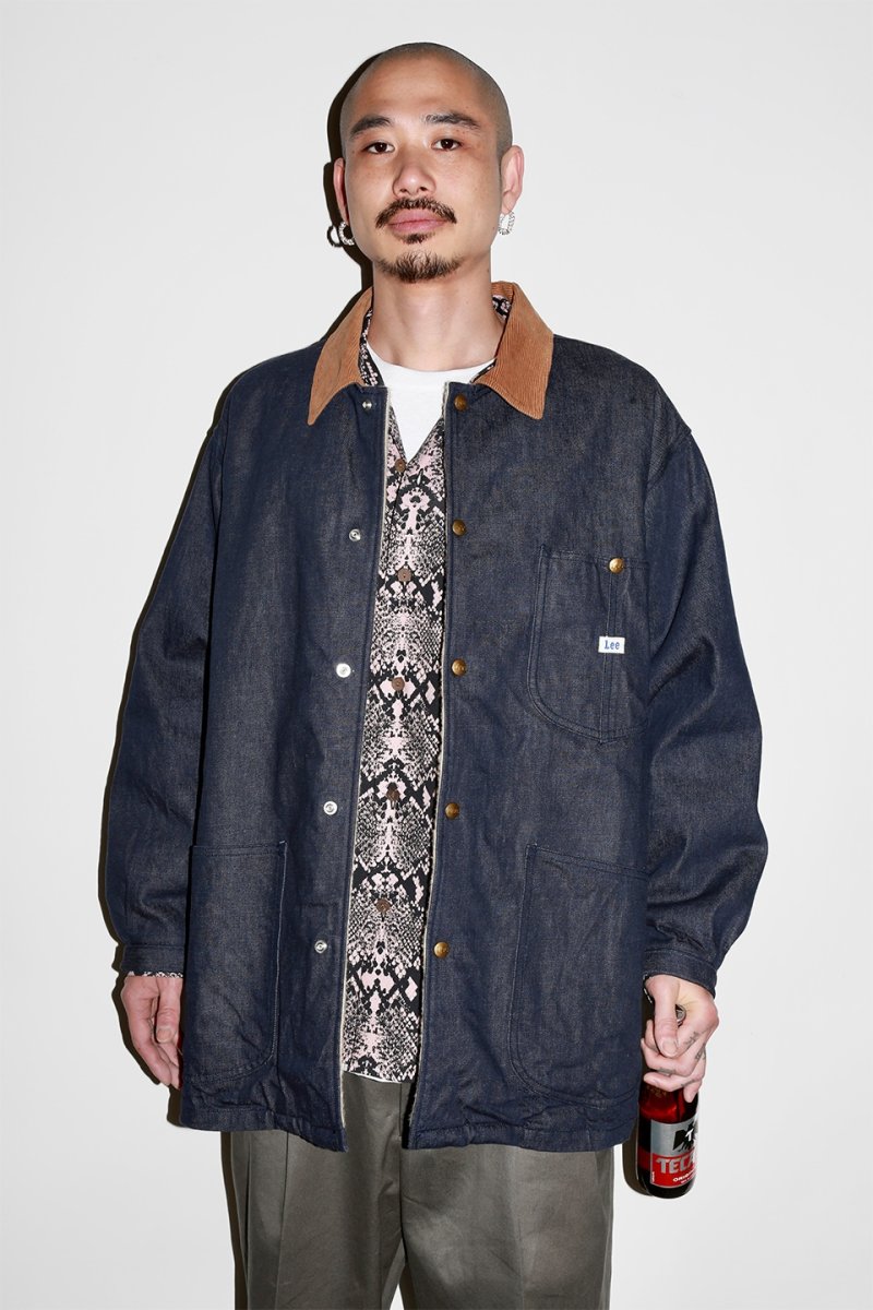 画像3: WACKO MARIA/LEE / DENIM BOA COVERALL（INDIGO）［デニムボアカバーオール-23秋冬］