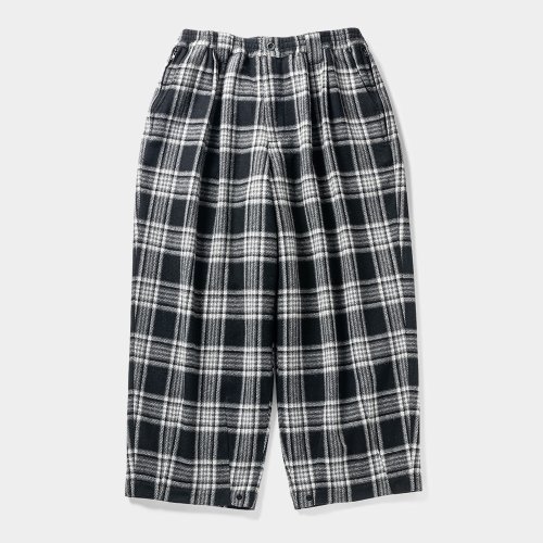 他の写真1: TIGHTBOOTH/PLAID FLANNEL BAGGY SLACKS（Black） 【30%OFF】［チェックフランネルバギースラックス-23秋冬］