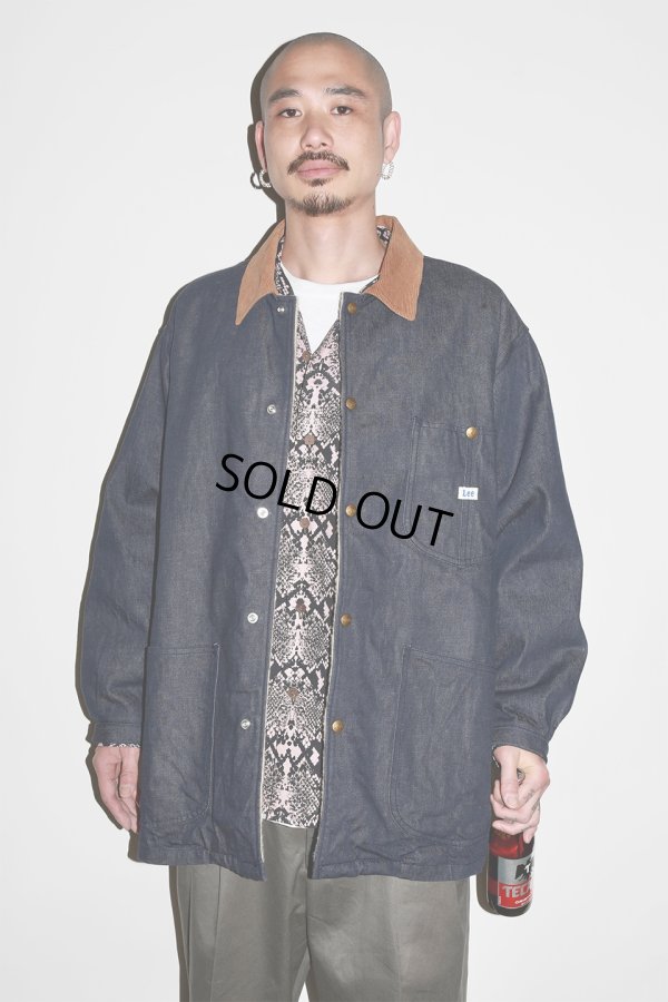 画像3: WACKO MARIA/LEE / DENIM BOA COVERALL（INDIGO）［デニムボアカバーオール-23秋冬］