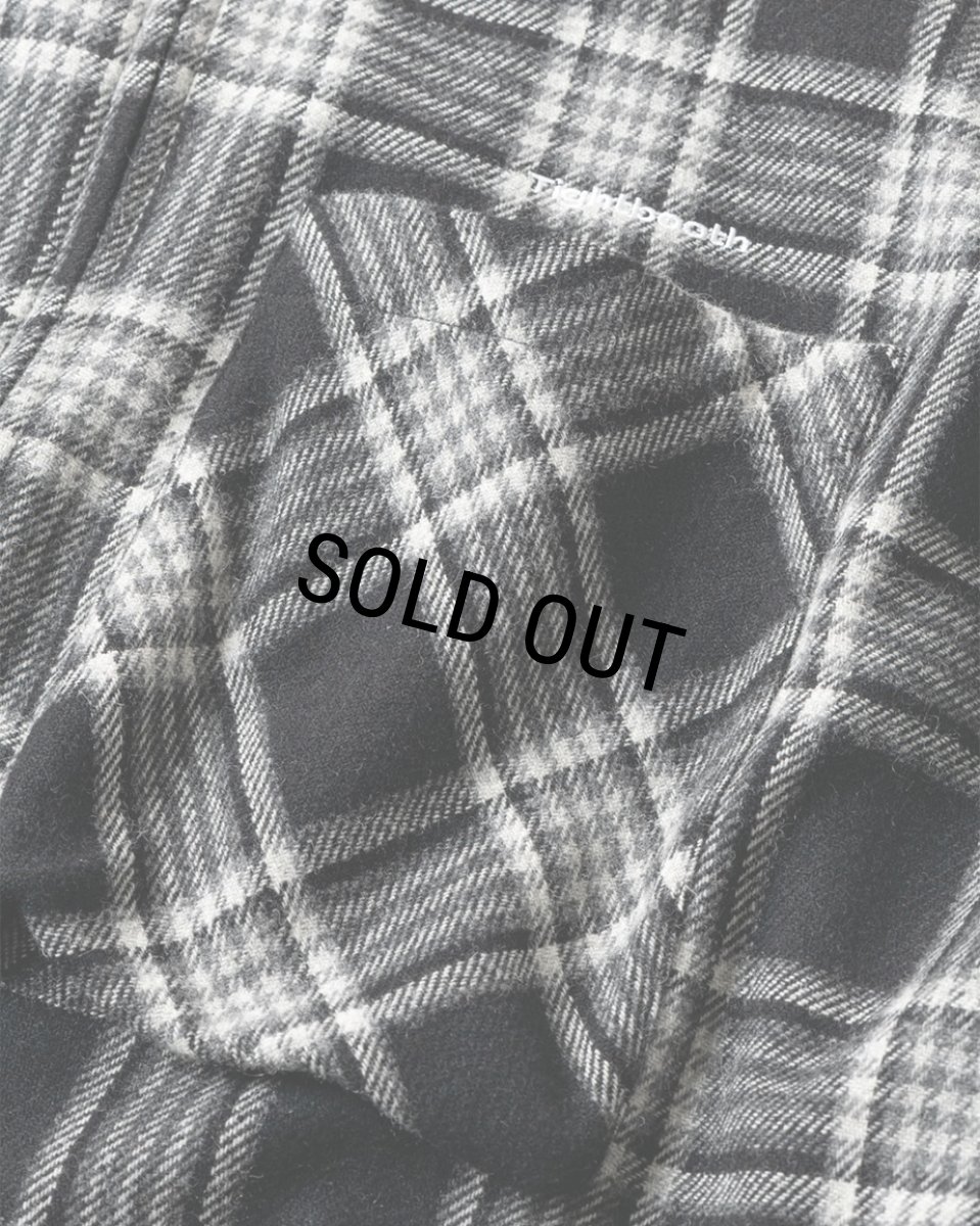 画像5: TIGHTBOOTH/PLAID FLANNEL SWING TOP（Black） 【30%OFF】［チェックフランネルスウィングトップ-23秋冬］ (5)