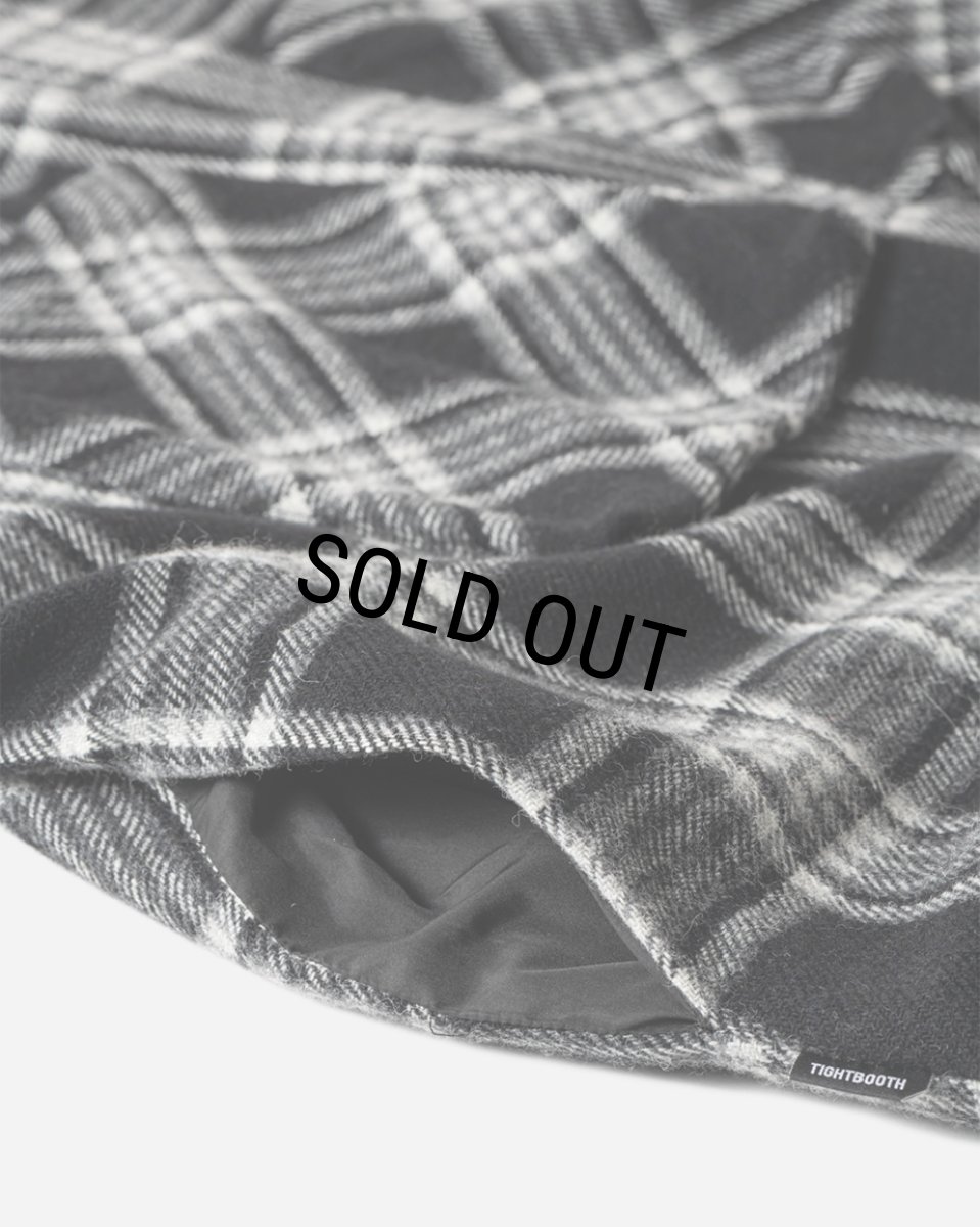 画像6: TIGHTBOOTH/PLAID FLANNEL SWING TOP（Black） 【30%OFF】［チェックフランネルスウィングトップ-23秋冬］ (6)