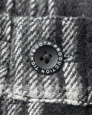 画像5: TIGHTBOOTH/PLAID FLANNEL BAGGY SLACKS（Black） 【30%OFF】［チェックフランネルバギースラックス-23秋冬］ (5)